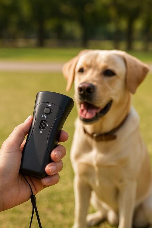 UltraTrainer™ – ultradźwiękowy kontroler zachowania psa 3w1