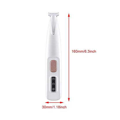 Inteligentny, Wodoodporny Trymer do Pielęgnacji Łapek Psów i Kotów z LED